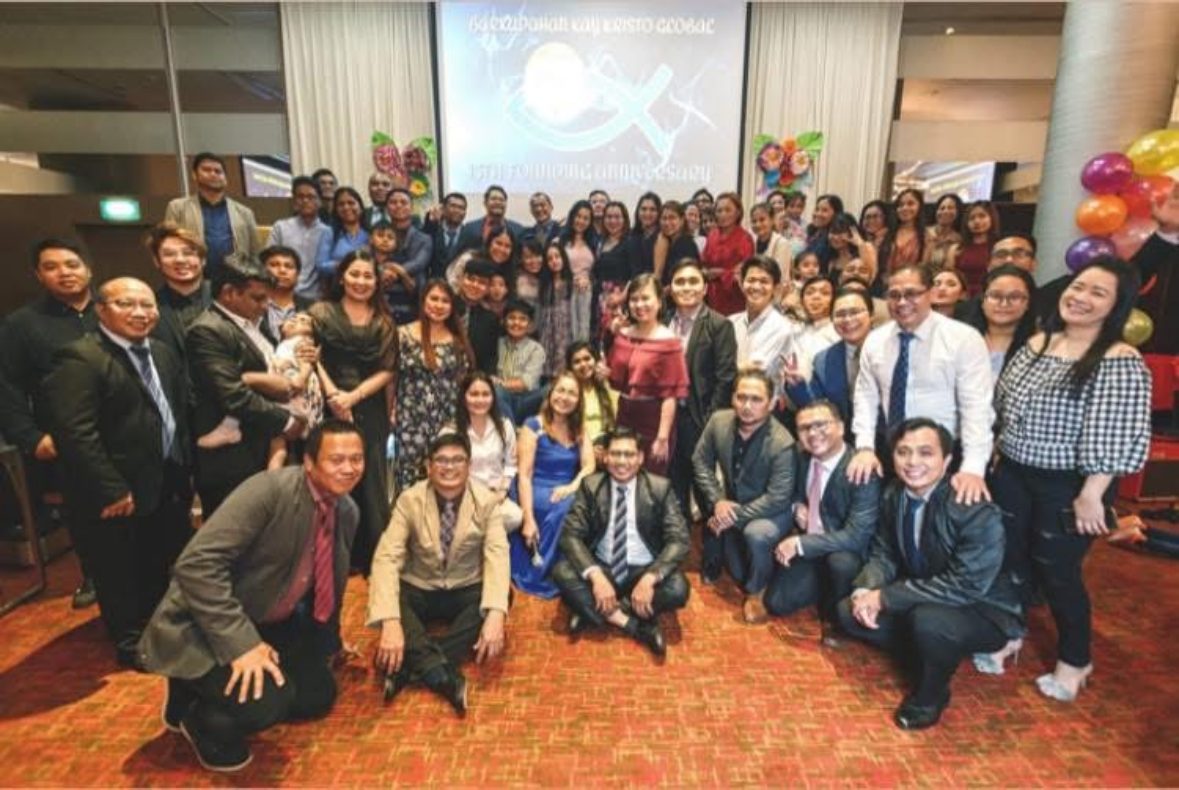 The Barkadahan Kay Kristo Global church family together